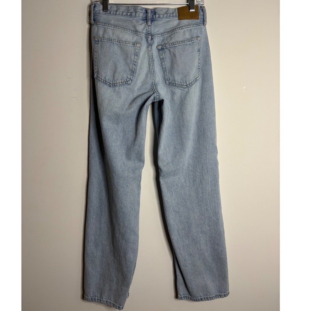 Aeropostale Light Wash High Rise Baggy Jeans Women 2 Reg - Picture 2 of 7